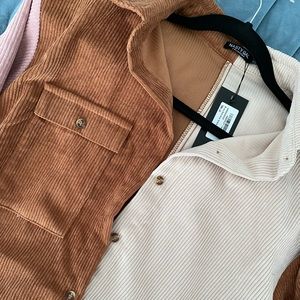 Nasty Gal Corduroy Shirt Dress